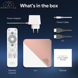 HOMATICS R 4K Plus AndroidTV 11 TV Box ATV Netflix Google Certified Amlogic S905X4 DTS Audio Dolby Vision Atmos Wifi6 BT5.0