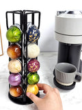 Pod Rotatable Vertuo e Coffee Capsule Pods Holder Display Stand Metal 20 Cups Storage Organizer Shees Rack