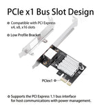 1Set Single-Port PCI Express Gigabit Network Card I225 Chips Gigabit Network Card RJ45 Ethernet Network Adapter
