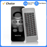 W3 2.4G Air Mouse Wireless Keyboard Voice Control IR Learning Remote Controller 6-Axis Motion Sensing for Smart Android TV