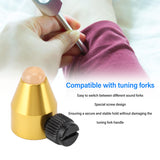 Accessory Aluminium Alloy with Crystals Base Meditation Crystal Feet for Tuning Fork