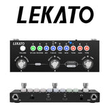 LEKATO CUBE BABY Multi Effects Pedal Processsor 8 IR Cabinets Simulation Delay Chorus Phaser Reverb Vibrato Guitar Effect Pedal