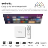 HOMATICS R Lite TV Box Android 11 Amlogic S905Y4 2G 32G with Netflix 4K Google Certified Dolby Atmos AV1 2T2R Wifi BT5.0