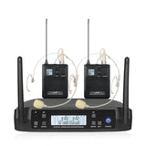 Professional Wireless Microphone For GLXD4 Headset Lavalier Handheld Dual Mic for Church Teaching Singing Sport UHF 640~690Mhz