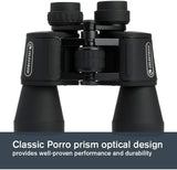 Celestron 10x50HD Porro Astronomy Binoculars Fully-Optical FMC Lense Low Night Vision Telescope Scope For Sporting Events