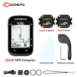 COOSPO CS500 Bike Computer GPS Route Navigation Cycg Odometer Wireless Cycle Stopwatch ANT+ Bluetooth5.0 Bicycle Speedometer