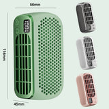 Portable Bladeless Coog Fan Night USB Rechargeable with 5 Wind Speeds 2 Light Modes for Outdoor Camping