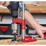 Carpentry Drill Locator Holder Boring hinery Wood Accurate Bench Drilg Woodworking Tools