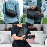 Multifunctional Storage Bag for Steam Deck Handheld Game Console Portable Large Capacity Waterproof Shoulder Messenger Bag