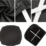 PU leather chair waterproof - removable cushion cover for decorative dining chairs