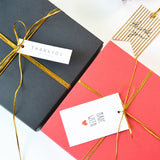 2PCS 1.5Mm And Sier Tag 16 Strands Flat Hollow Gold Wire Non-Stretch Gift Packaging Line
