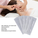 100pcs Auriculotherapy Breathable Acupressure Press Bead Patch Sticker Ear Massage Pack