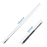 AR1106 Telescc 136-174mHz High Gain VHnti-Collision Extendable Antenna for WouXun Kenwood BAOFENG Walkie Talkie