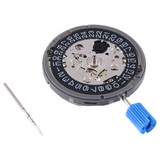 NH35 NH35A Mechanical Watch Movement High Accuracy Date At 3 Datewheel 24 Jewels Automatic Self-Winding Black