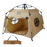 Portable Foldable Playpen for Dogs and Cats Indoors/Outdoors Fully Automatic Waterproof Pet Tent with Carrying Bag