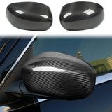 Rearview Door Mirror Cover Deform Proof Antiscratch Door Wing Mirror Cover  High Strength Perfect Fit Carbon Fiber for Car
