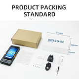 HUGEROCK R60 Sunlight Readable handheld Droproof 500 nit Handheld Android Barcode Scanner Module Nfc 4g red 5.5 inch pdas