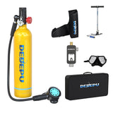 S5000B Oxygen Cyder Respirator Scuba Diving Tank 1L Equipment Snorkeg Hand Pump