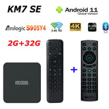MECOOL KM7 SE 5pcs TV Box Android 11 Netflx 4K Google 2GB 32GB BT5.1 Amlogic S905Y4 Media Player VS KICKPI KP1 KM2 PLUS