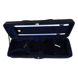 4/4 Violin Case with Hygrometer Oxford Cloth Cotton Lining Oblong Shape Violin Protection Box Portable Violin Case