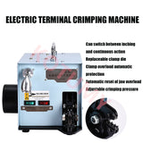60W/220V Cold Pressing Crimping hine Wire Cable Terminal Crimper Electric Crimp Tool