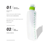 Water Bottles Curved Plastic Extruded Outdoor Sports Running Fiess Belt Soft Kettle
