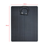 600W/300W Solar Panel Kit - 18V Flexible Monocrystalline Solar Cells Power Charger for Outdoor Camping, Yacht, Motorhome, Car, RV, Boat.