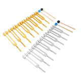 Sound Healing Tuning Fork Ergonomic Tuning Fork Aluminum Alloy 136.1Hz 126.22Hz for Home