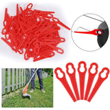 160 Pcs 8.3CM Plastic Grass Trimmer Blade Replacement Blades Lawn Mower Blades For  Einhell Lawn Mower