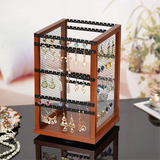 Organizer Earring Stand 360 Rotating Necklace Earrings Storage Rack Jewelry Tower Bracelet Holder