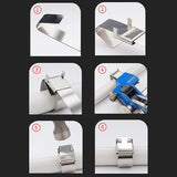 304 Stainless Steel Cable Reel Width 6.4/8/10/12mm Strapping Metal Tie Pipee Marine Hoop Belt Electric Box Sign Board