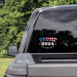 2024 Waterproond Durable Letters Car Decal Self-Adhesive Window Sticker For Laptop