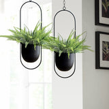 2 Pack Planters For Indoor & Outdoor With 6 Inch Pot Hanging Holder, Plant Hanger