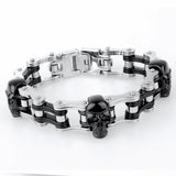 Skull stainless steel bracelet