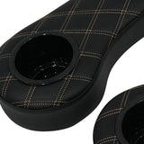 Golf Cart Flip Armrest with Cup Holder Arm Cushion Multifunctional Accessories Portable Easy Installation Universal Inward Mount