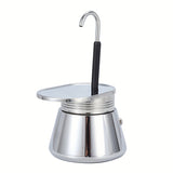 1pc Portable Stainless Steel Moka Pot for Travel and Outdoor Use - Perfect for Home and Camping
