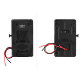 Andoer Back Pack Plate Adapter with D-tap Output Sony V-Mount V-Lock Battery External for DSLR Camera Camcorder Video Light