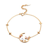 Women's Summer All-match Colorful Crystal Cross Star Bracelet