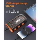Car Jump Starter 12V Portable Bank Battery Booster Charger Starting Device for Up to 7.0L Gas and 4.5L Diesels Engines