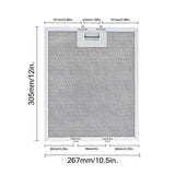 Range Hood Filter,Kitchen Filter Stove Vent Filter,Extractor Fan Cooker Filter,Aluminum Mesh,Replacement for Kitchen