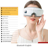 Bluetooth 4 d hot compress air pressure gauge the protect eye massager