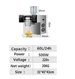 Sialier with 2023 Full Automatic dry ice blasting Milk Snow Commercial Ice cream hine