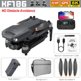 KF106 MAX HD Camera Drone Aerial Photography Foldable RC Quadcopter Professional FPV Brushless GPS 3-Axis Anti-Shake Gimbal Dron