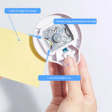 Paper Corner Rounder 3 in 1 R4mm+R7mm+R10mm Punches for Crafts and Scrapbooking Cardstock Card Making DIY Projects