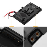 Andoer Back Pack Plate Adapter with D-tap Output Sony V-Mount V-Lock Battery External for DSLR Camera Camcorder Video Light