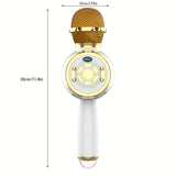 Portable Wireless BT 5.0 Microphone Stereo Sound Capacitor Nationwide K Song USB Sing Bar Live Noise Reduction 5 Colors