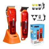 NEW WMARK NG-604 kit Professional Clipper Hair Trimmer 2 in 1 7000RPM+6500RPM With LED Display，with charge stand