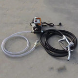 550W Diesel Pump Self-priming Unit Electric Refueling Oil Drum Pumping With Oil Gun Oil gear pump