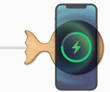 Bracket Charging Base Wireless Wooden