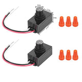 2 Packs Photocell Light Sensor Accessory Part For Outdoor Lighting, 120-277V Photoelectric Switch Replacement
